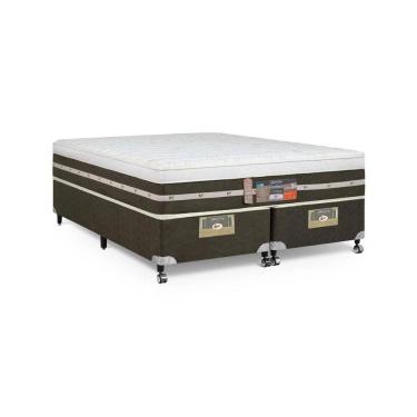 Imagem de Cama Box Queen Castor Silver Star Air One Face Tecnopedic 158x198x59 + Box Castor