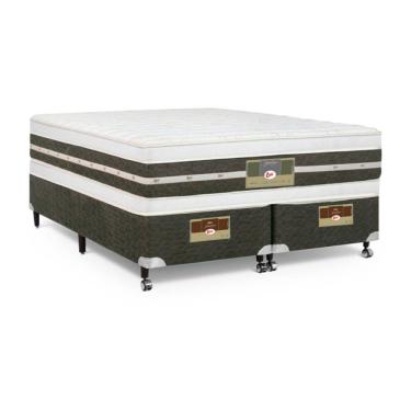 Imagem de Cama Box Queen Castor Silver Star Air Double Face Tecnopedic 158x198x61 + Box Castor