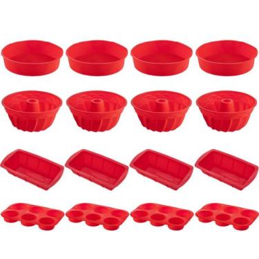 Imagem de 5 Jogo Formas Silicone Cupcake Redonda Espiral Pão Sortida - QUALITY H