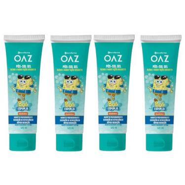 Imagem de Kit 4 Un Gel pós sol OAZ Bob esponja 120ml - Eurofarma