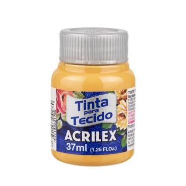 Imagem de Tinta Para Tecido 37 ML Acrilex Fosca Pintura Artesanato - Metallica A