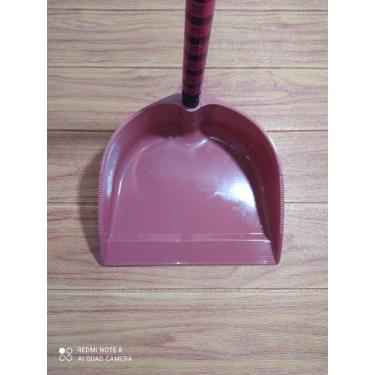 Imagem de Pá de lixo plastico com cabo longo 60cm - MILEX