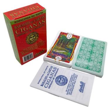 Imagem de Mini Baralho de Cartas Ciganas Lenormand com 36 Cartas - Artha