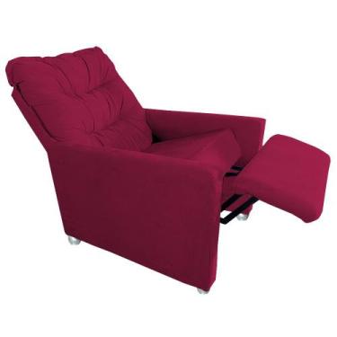 Imagem de Poltrona Reclinavel Do Papai Italia Vermelho - moveis aguias