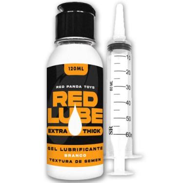 Imagem de Gel Lubrificante Semen Lube Cum Lub Red Lube Extra Thick 120ml Neutro 