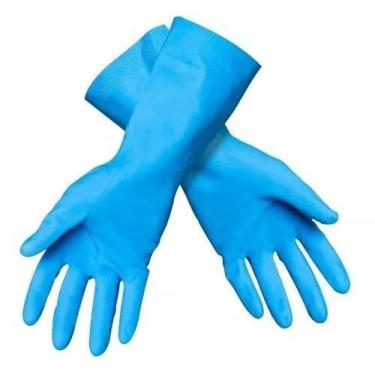 Imagem de Luva Limpeza Pesada Scotch-brite Tam P Azul 3m