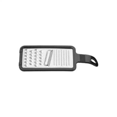Imagem de Kit 02 Ralador 1 Faces Inox 3 em 1 Com Alca Queijos Nozes Legumes Sort
