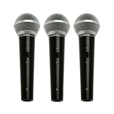 Imagem de Microfone Ls 50 Dinamico Kit Com 3 Unidades