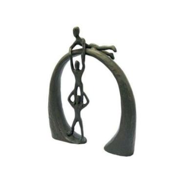 Imagem de Escultura Enfeite Crianças Brincando no Arco Luxo - LUXdécor