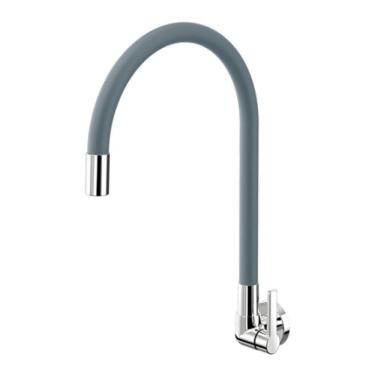 Imagem de Torneira Para Cozinha De Parede Galiflex Cinza Docol