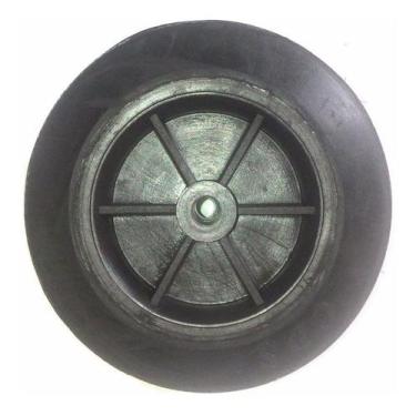 Imagem de Roda dianteira aro 6 pneu maçico cds  - CDS CADEIRAS