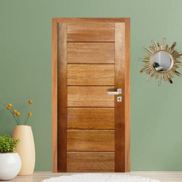 Imagem de Porta Completa BBB em Madeira Maciça Cedro Arana - Casmavi, 62cm x 210