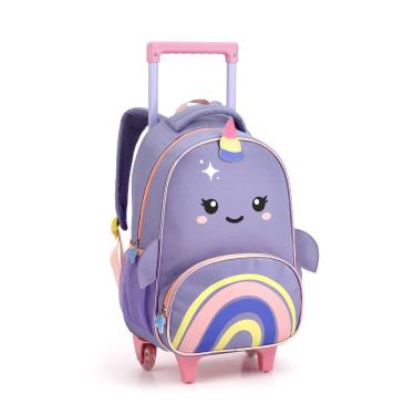 Imagem de Mochila De Rodinha Seanite Narval: Navegue Em Aventuras Mágicas!