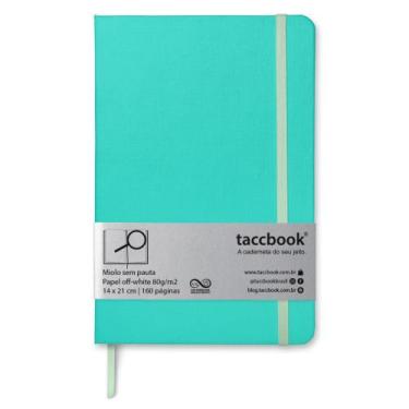 Imagem de Caderno Sem pauta taccbook Verde água 14x21 Ríg.