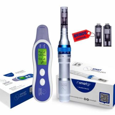 Imagem de Kit Smart Derma Pen Microagulhamento + Analyzer Smart Gr