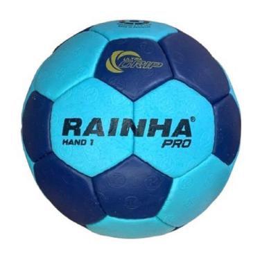 Imagem de Bolas rainha handebol pro costurada imp , Azul, H1