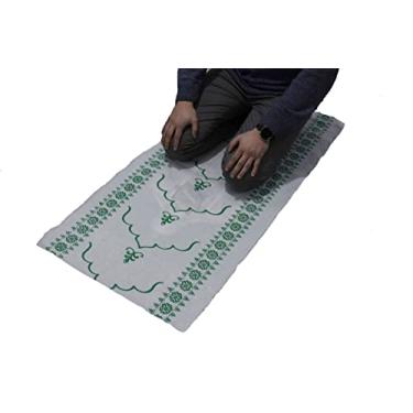 Imagem de Tapete de oração higiênico e prático para muçulmanos, tapete de oração portátil descartável islâmico, mesquita, hotel, restaurante, café, uso confortável para convidados, à prova d'água - 100 peças -