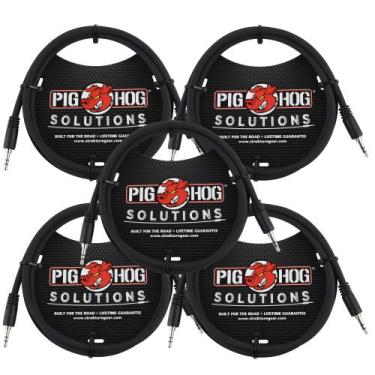 Imagem de Cabo adaptador Pig Hog Solutions 3,5 mm TRS para 3,5 mm TRS