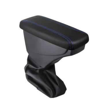 Imagem de Apoio de Braço Compatível com Peugeot 208 2021/... Courvin Preto cost. azul