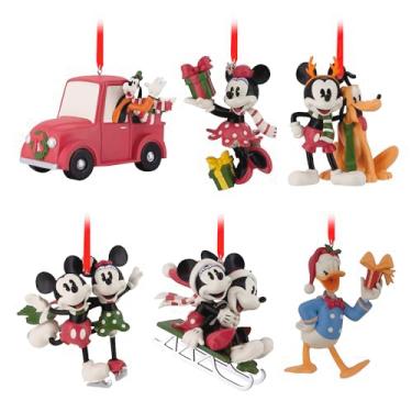 Imagem de Hallmark Disney Mickey Mouse e Seus Amigos Enfeites de Natal, Conjunto de 6