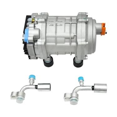 Imagem de Conjunto de compressor elétrico integrado, a/c, 12v, 24v, para automóvel, ar condicionado, carro, caminhão, ônibus, barco, trator, loja, automóvel, ar condicionado(12V)