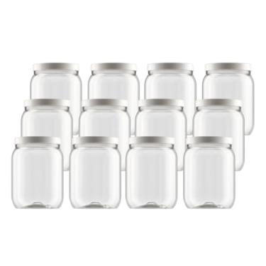 Imagem de Kit 12 Pote Para Mantimentos Grande Tampa De Rosca 1,7 Lts