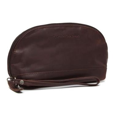 Imagem de Bolsa de higiene pessoal da marca Chesterfield VENEZIA | Feita de couro | Estojo grande de cosméticos para homens e mulheres para viagens, Marrom, Large, Bolsa de higiene pessoal