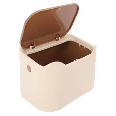 Imagem de Lata de Lixo para Gatos, Babador Multifuncional para Resíduos de Gatos, Caixa de Areia para Gatos Fechada, Vaso Sanitário para Gatinhos Com Tampa Tipo Prensa para Apartamentos