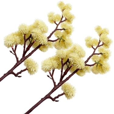 Imagem de Kit 4 Plantas Artificiais Mamona Jardim Ornamental De 70cm