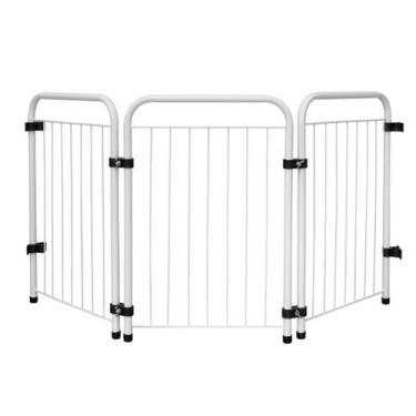 Imagem de Cercadinho Pet Portátil Para Cachorro Pequeno 105cm Açomix, Branco