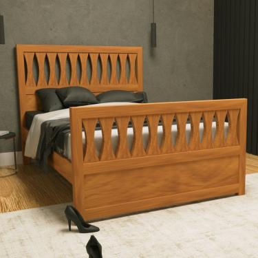 Imagem de Cama Solteiro em Madeira Maciça Turin Móveis Nathalia