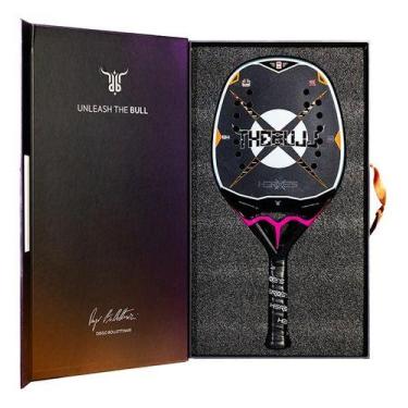 Imagem de Nova Raquete Beach Tennis Heroes The Bull Carbon12k Box 2025