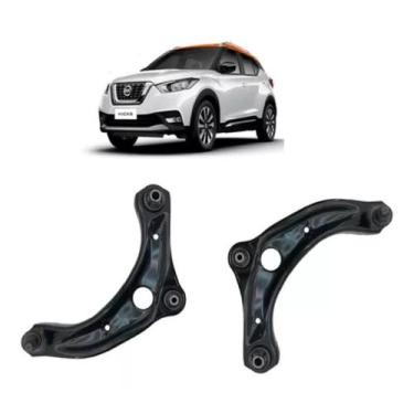 Imagem de Par Bandejas Suspensão Nissan Kicks 2017 a 2019 - TRJ
