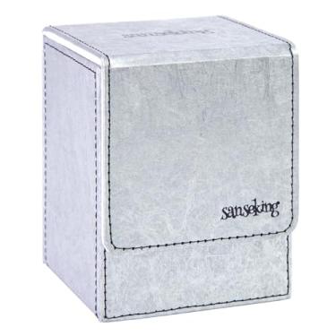 Imagem de Sanseking Magic Card Deck Box para MTG Single Deck Card Box serve para mais de 100 cartões TCG manga Tyvek® caixas de cartão de carregamento superior caixas de cartão Magic Gift para MTG TCG CCG