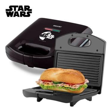 Imagem de Grill Sanduicheira Star Wars Mallory Antiaderente 750w - 220v