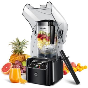 Imagem de Liquidificador profissional, WANTJOIN, Preto