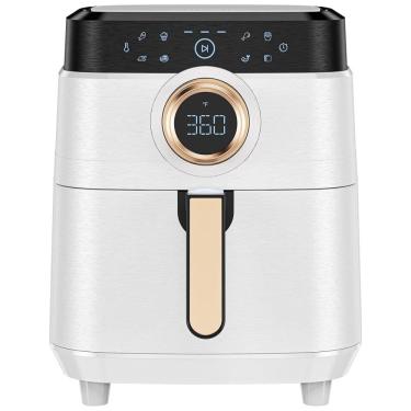 Imagem de ALLcool Fritadeira Elétrica Air Fryer 8 em 1, Capacidade 5.8L com Painel Digital, 1700W, 110V, Branca