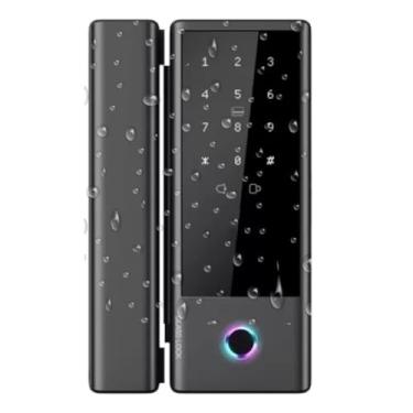 Imagem de Fechadura Biométrica Eletrônica Ttlock Prova Dágua Ideal (Vidro com Vidro)