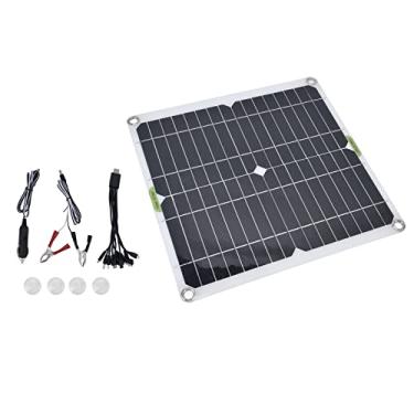 Imagem de Painel Solar Portátil 200w 5V à Prova D'água da Placa de Carregador Solar Leve para o Navio de Carro Doméstico Ao Ar Livre