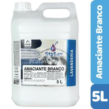 Imagem de Amaciante Branco para Roupas  Fragrância DownGQ  5 Litros - Brilho Xik