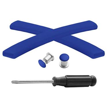 Imagem de Vonxyz Kits de borracha de substituição para óculos de sol Oakley Jawbone - Azul