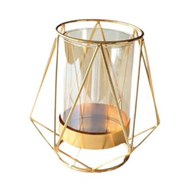 Imagem de Fenteer Base estável de plantador de vasos de flores para decoração de casa Organizador de arranjo floral para estante de livros Mantel de férias de quarto de, Altura 14 Cm