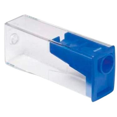 Imagem de Apontador depósito translúcido Faber-Castell Tampa Azul