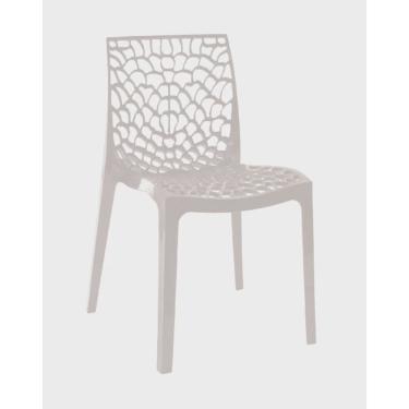 Imagem de Cadeira Vazada em Polipropileno Gruvyer Espresso Móveis