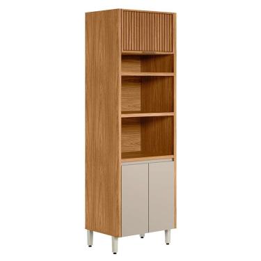 Imagem de Paneleiro Michelangelo Ripado 3 pt Nature e Off White