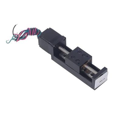 Imagem de Mini Linear Rail Guia Slide Atuador Motor de Stepper Motor de 50 Mm DIY Peças do Roteador CNC DIY X Y Z Stage Com T Haste de Parafuso