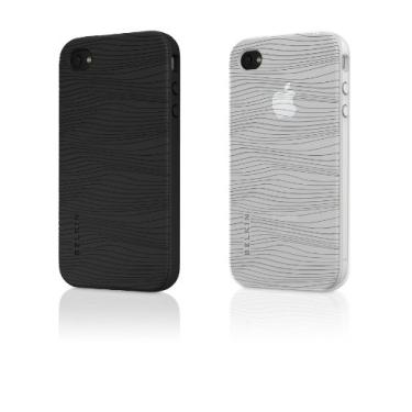 Imagem de Belkin Capa Grip Groove para Apple iPhone 4s (preto/branco pérola)