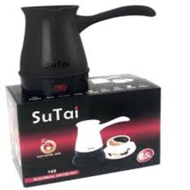 Imagem de Maquina de café eletrica coffee cafeteira expresso europeu turco 600w 