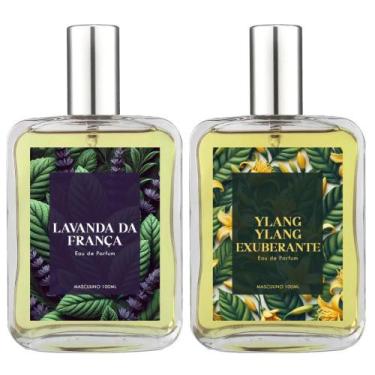 Imagem de Kit Perfume Masc. Lavanda E Ylang Ylang Exuberante 100Ml - Essência Do
