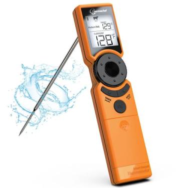 Imagem de Termômetro digital de carne Thermochef com guia de cozimento de alimen